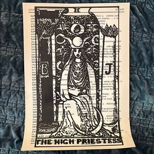 The High Priestess Tarot Art Print